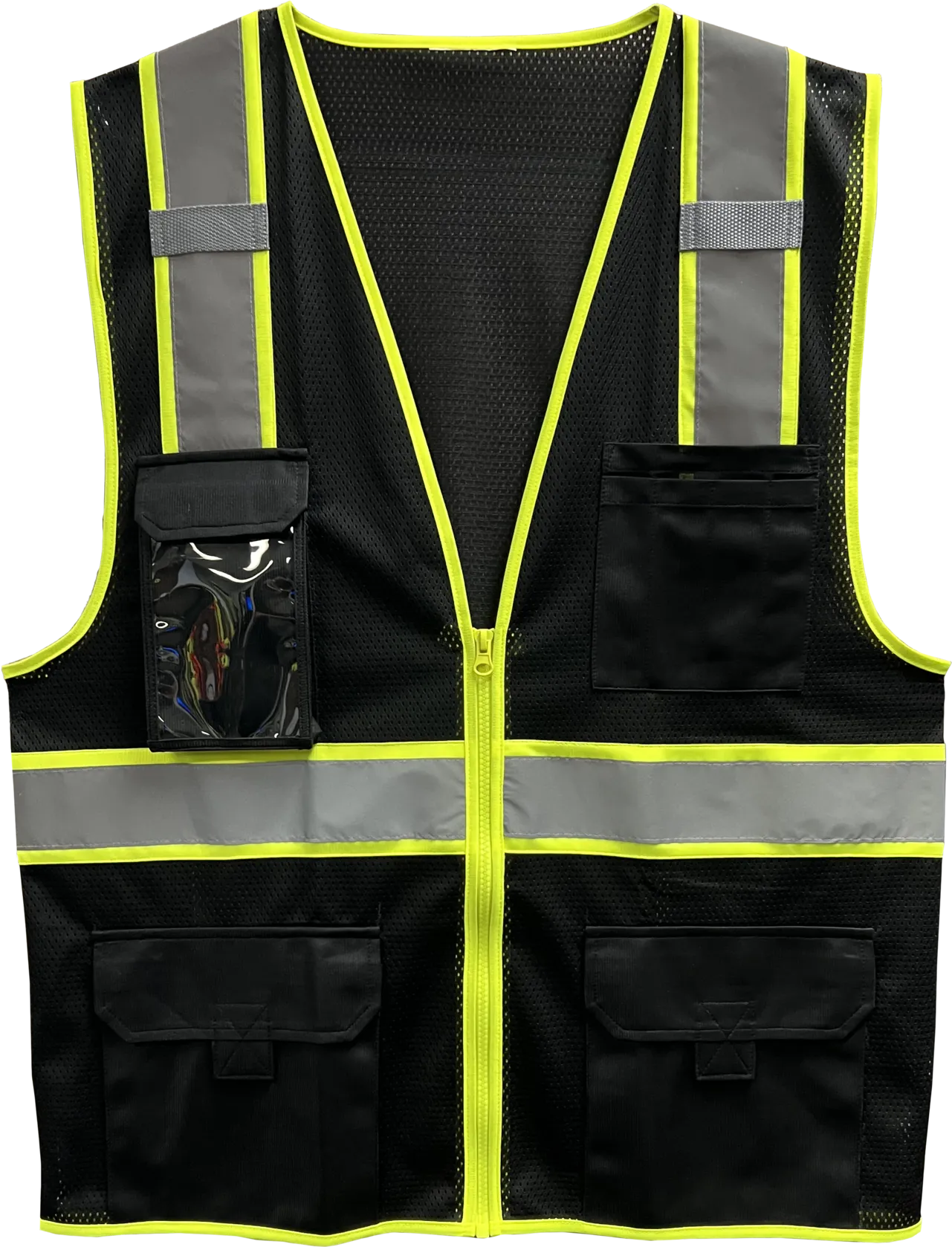 500GTBK Enhanced Visibility Vest - Black