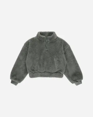 Boys Sweaters | Quarter Zip Pullover- Forest | Rylee and Cru