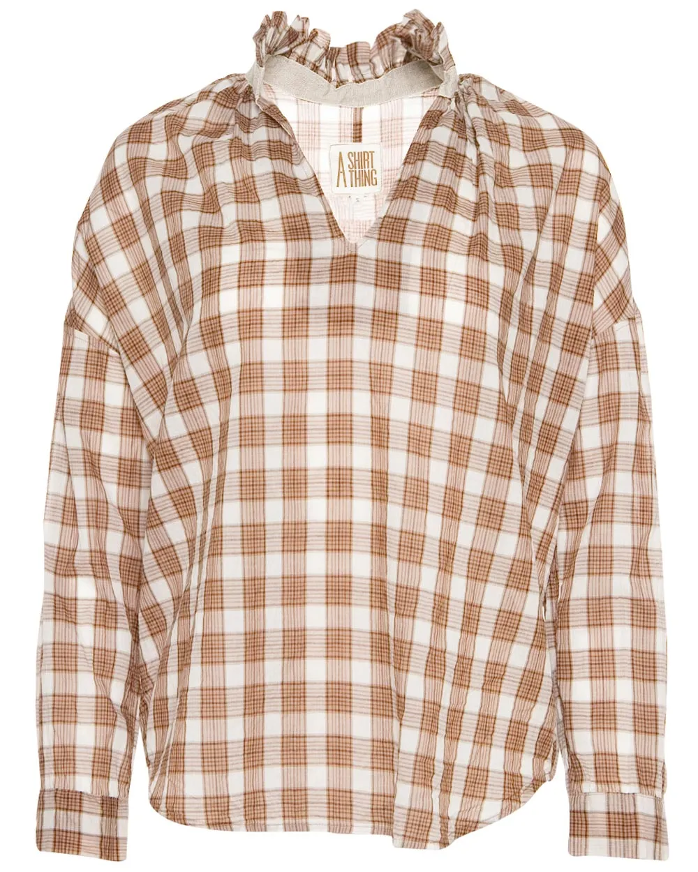 Caramel Plaid Penelope Cabo Shirt