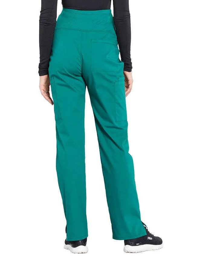 Cherokee Workwear Professionals Maternity Knit Waist Straight Leg Pant