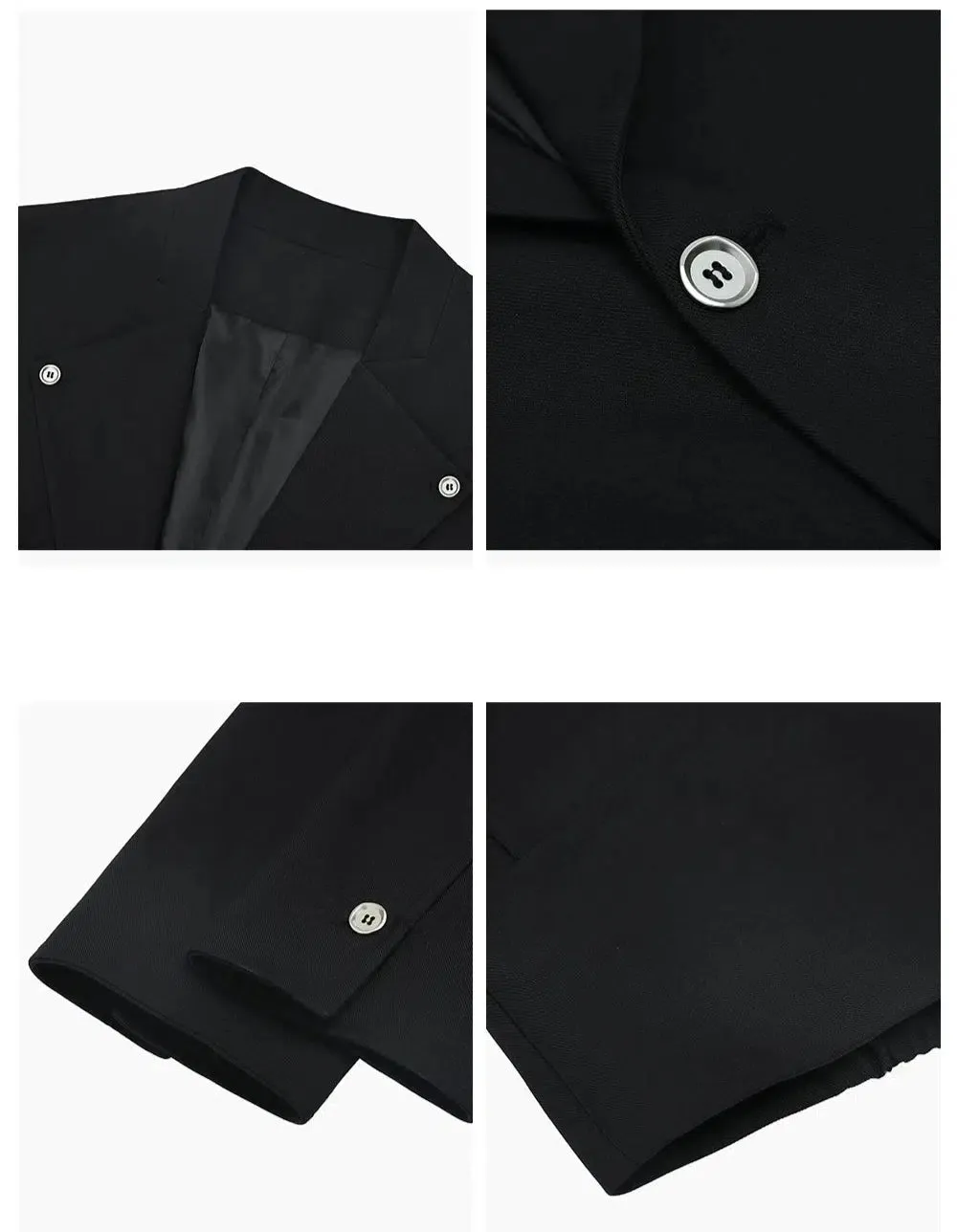 Classic Lapel Suit Jacket