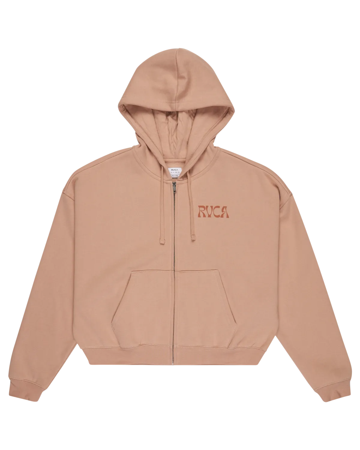 Court Zip Hoodie in Warm Taupe