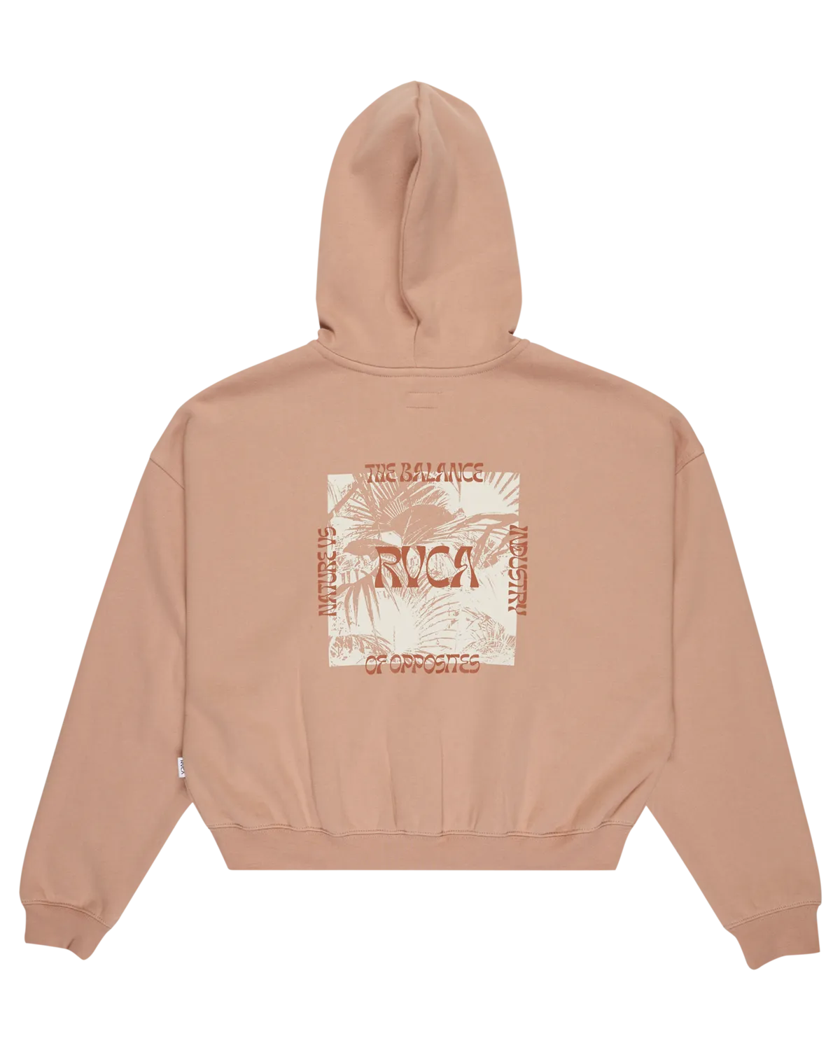 Court Zip Hoodie in Warm Taupe