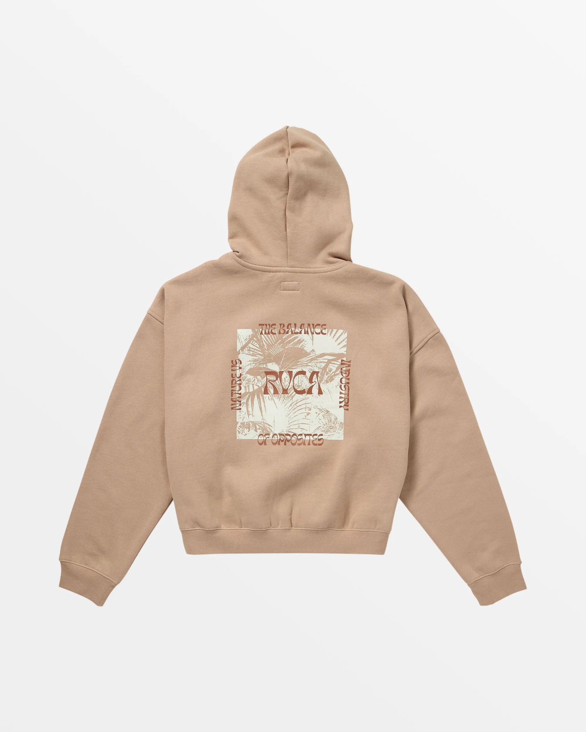 Court Zip-Up Hoodie - Warm Taupe