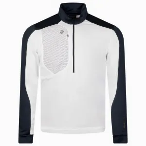 Dave Insula Half Zip Mid Layer White/Navy - 2025