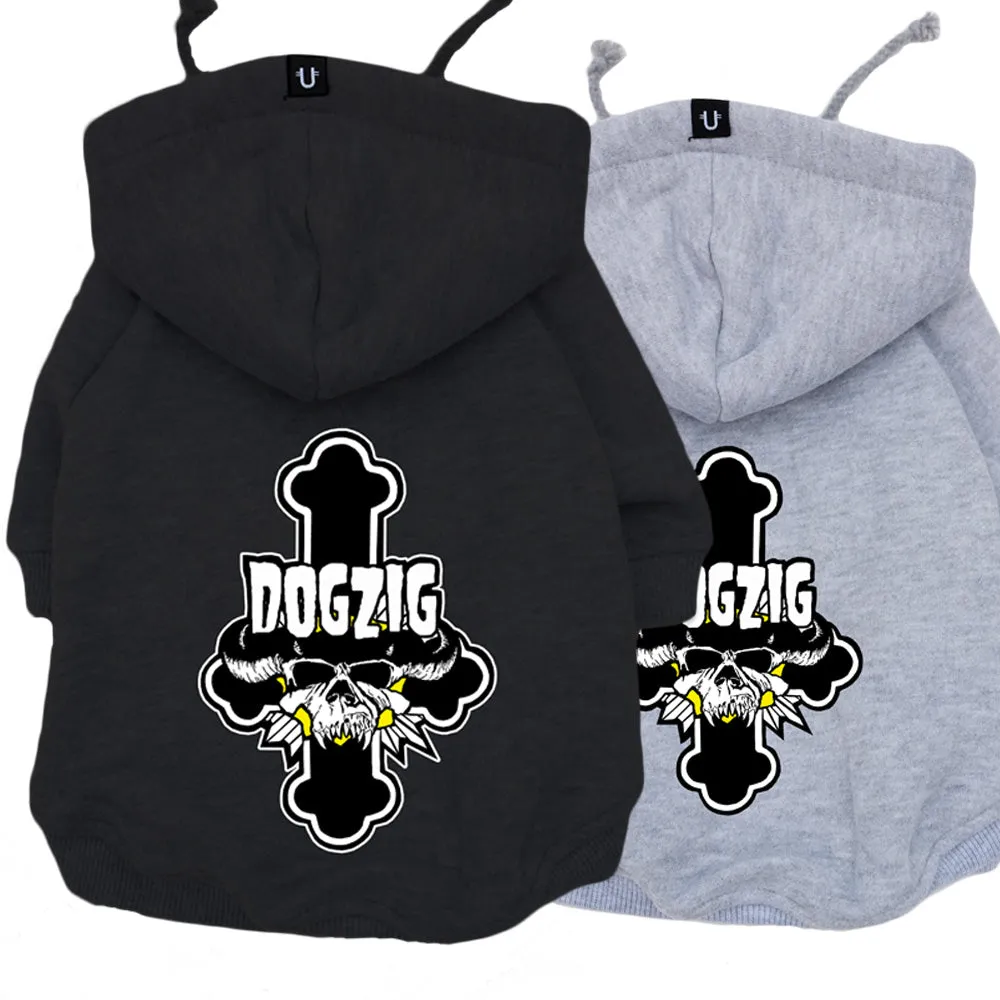 Denim dog vest   Dog Band Hoodie Set