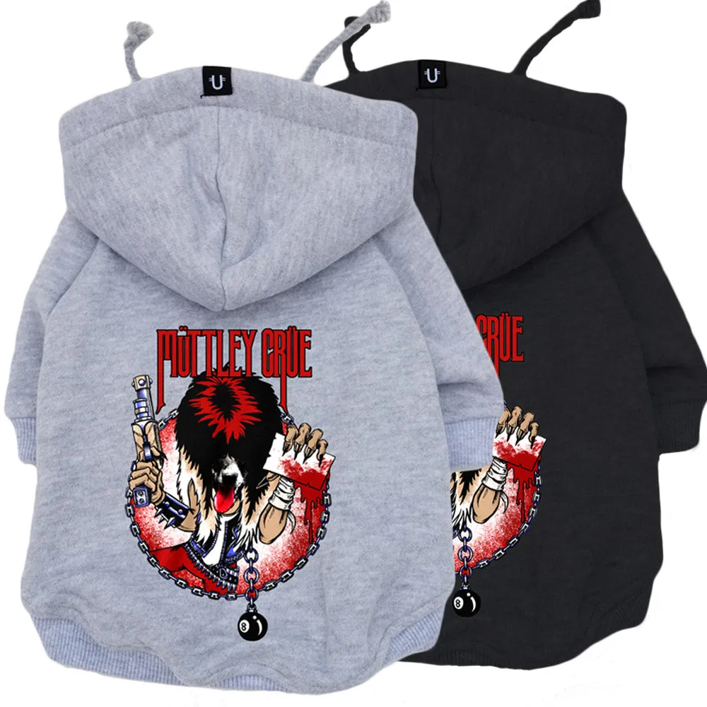 Denim dog vest   Dog Band Hoodie Set