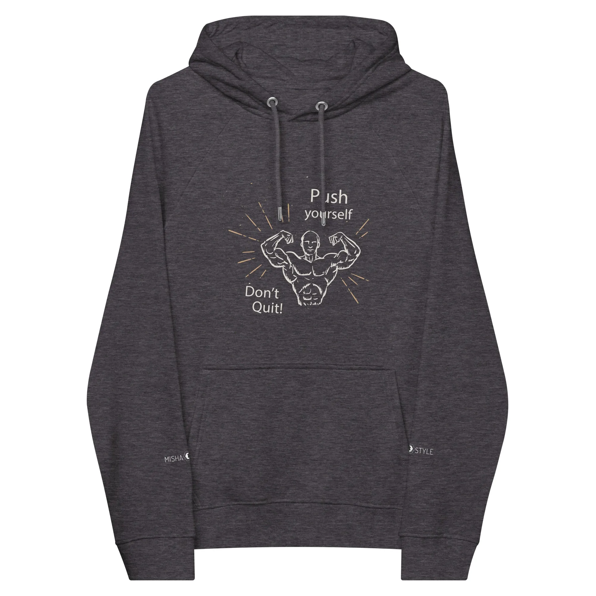 Don't Quit eco raglan hoodie