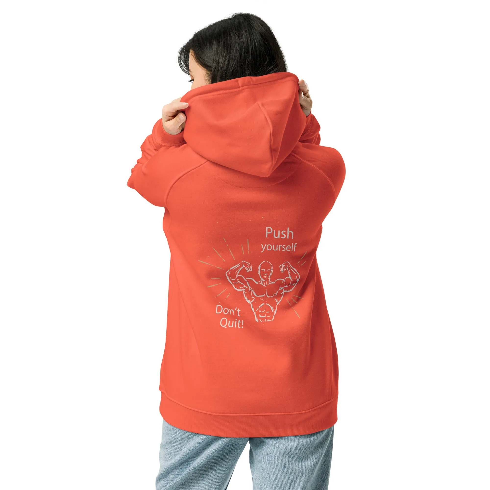 Don't Quit eco raglan hoodie