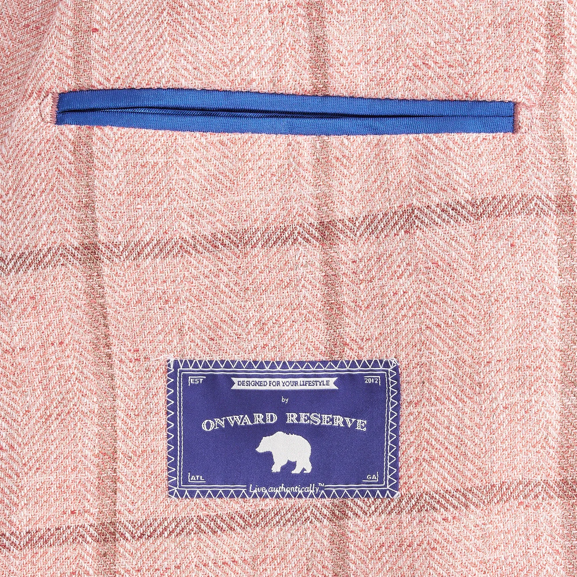 Drago Dusty Cedar Windowpane Sport Coat