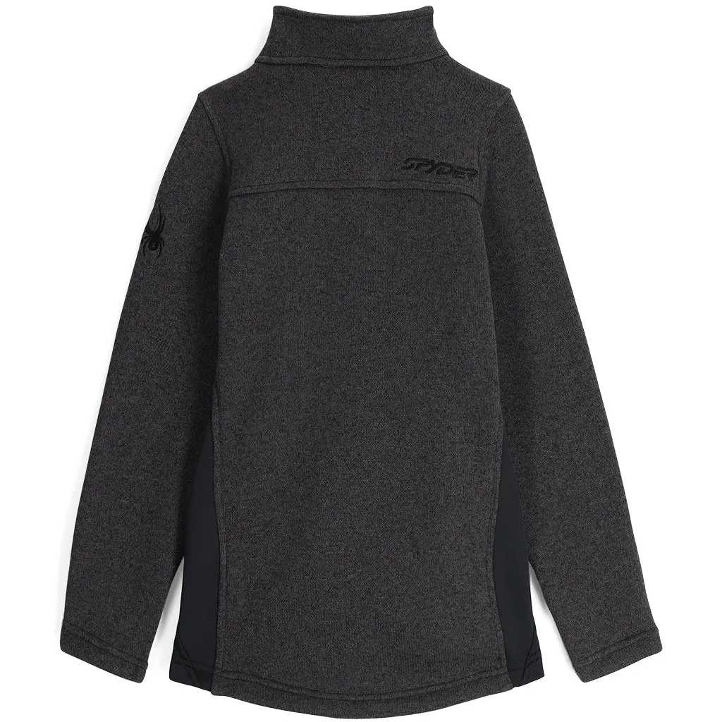 Girls Aspire Half Zip - Black