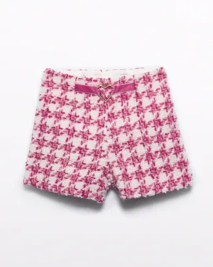 Girls Houndstooth Shorts