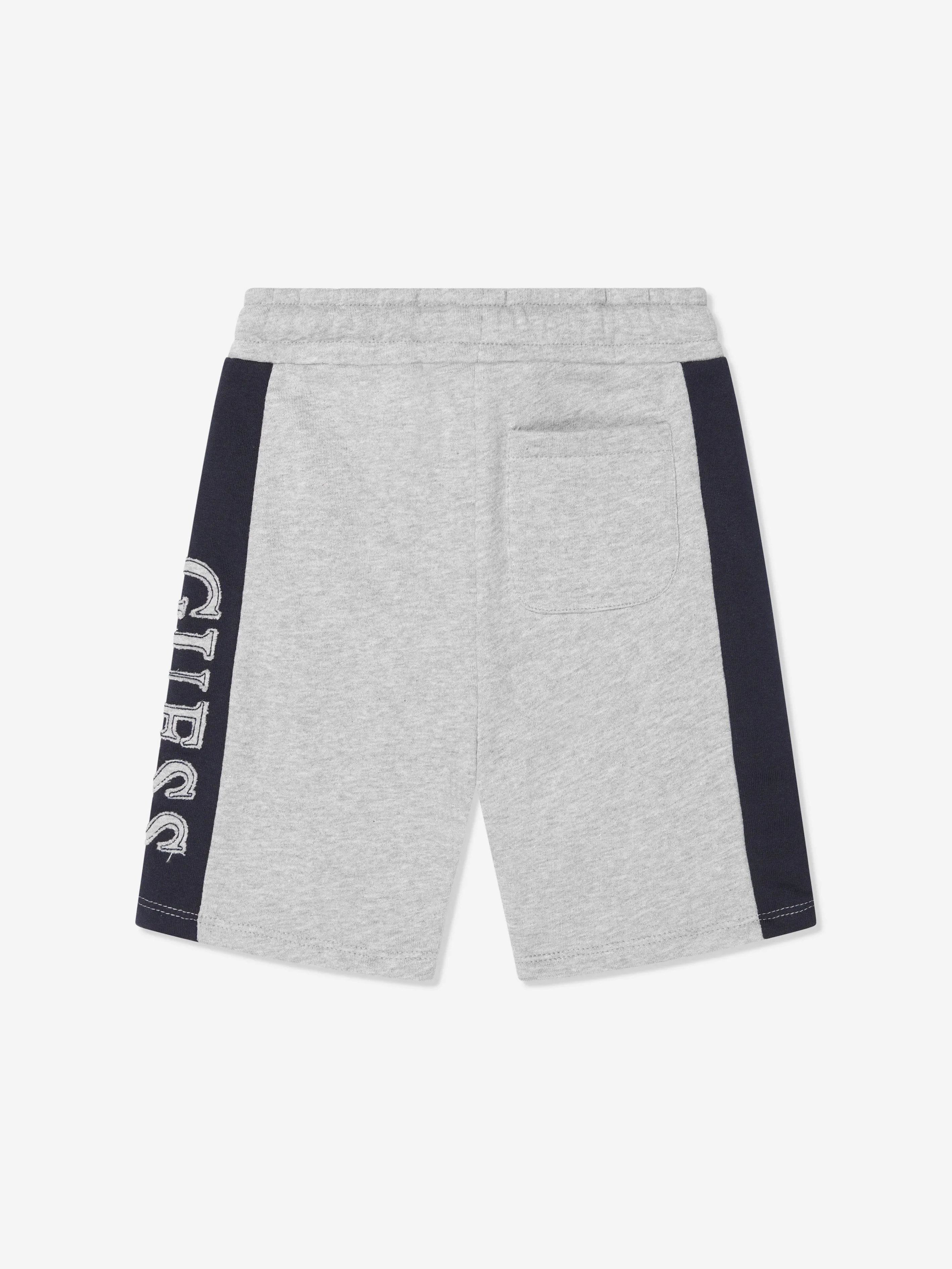 Guess Boys Logo Shorts in Grey