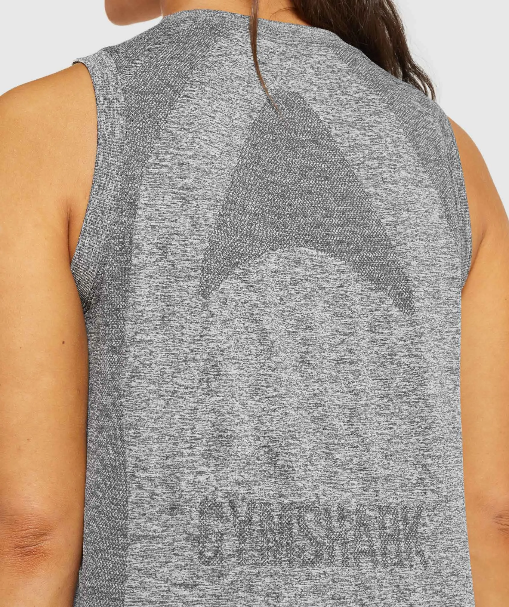 Gymshark Flex Loose Tank Top - Charcoal Grey Marl