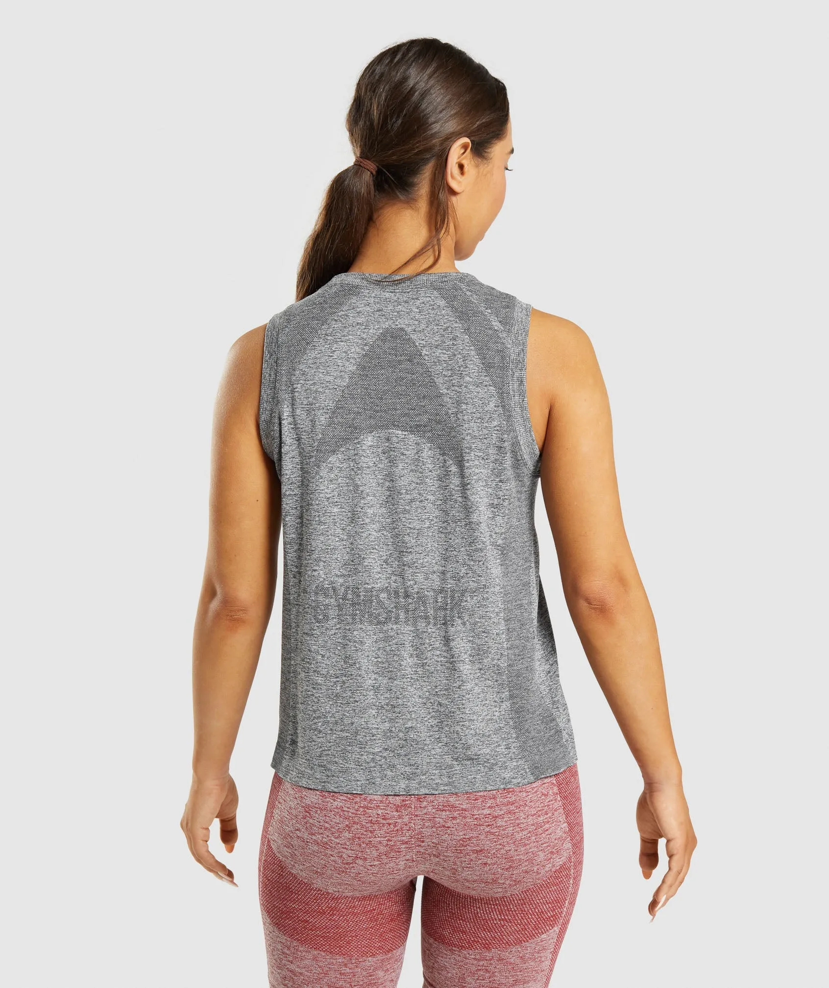 Gymshark Flex Loose Tank Top - Charcoal Grey Marl