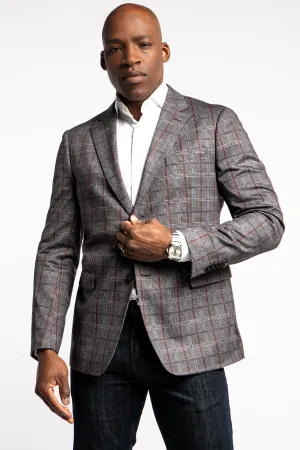 Hawk Thermolite® Plaid Stretch Blazer