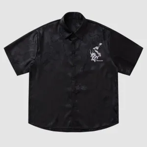 Heavy Weight Dragon Jacquard Shirts