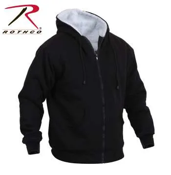 Heavyweight Sherpa Lined Zippered Sweatshirt