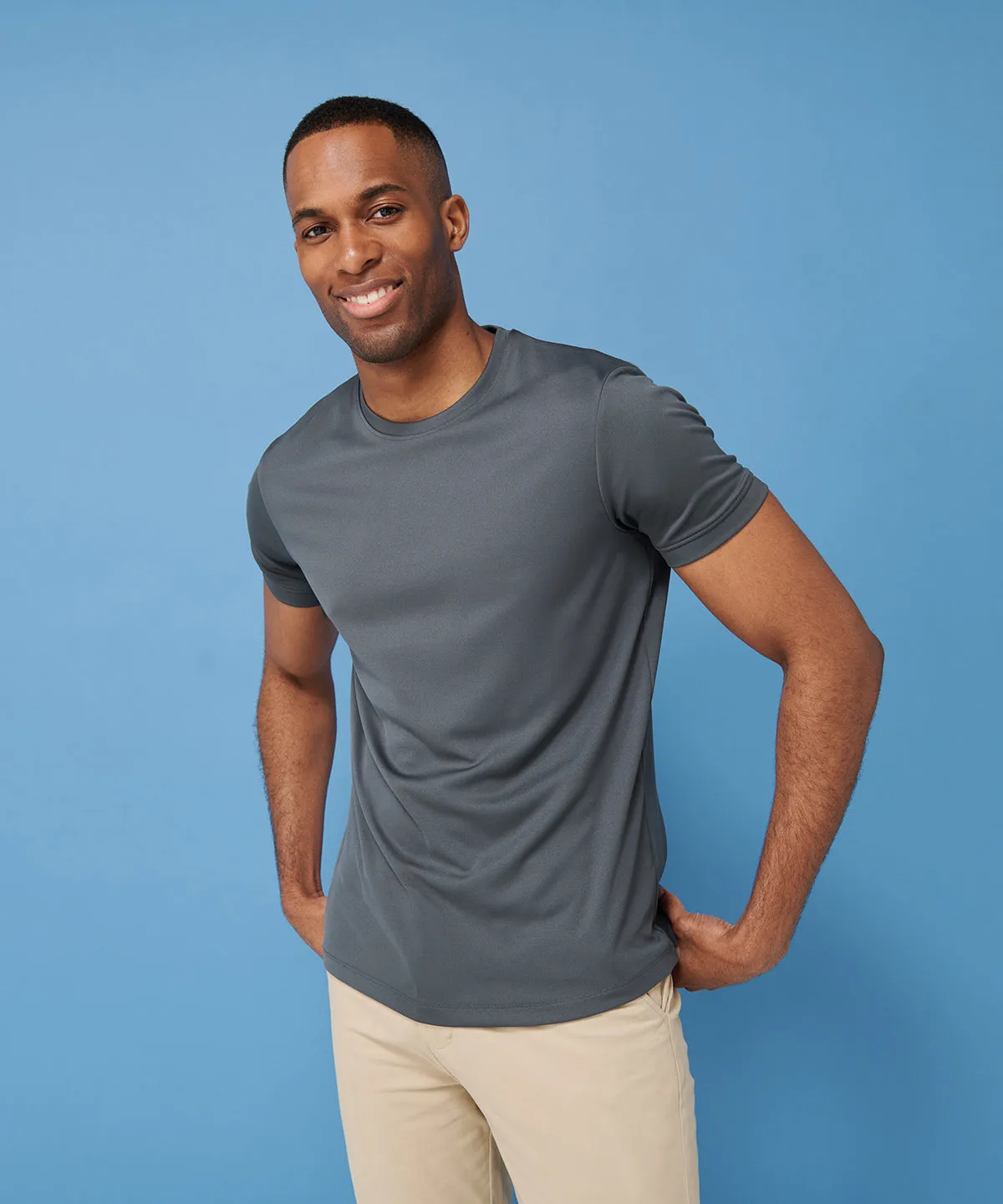 Hi Cool performance t-shirt | Charcoal