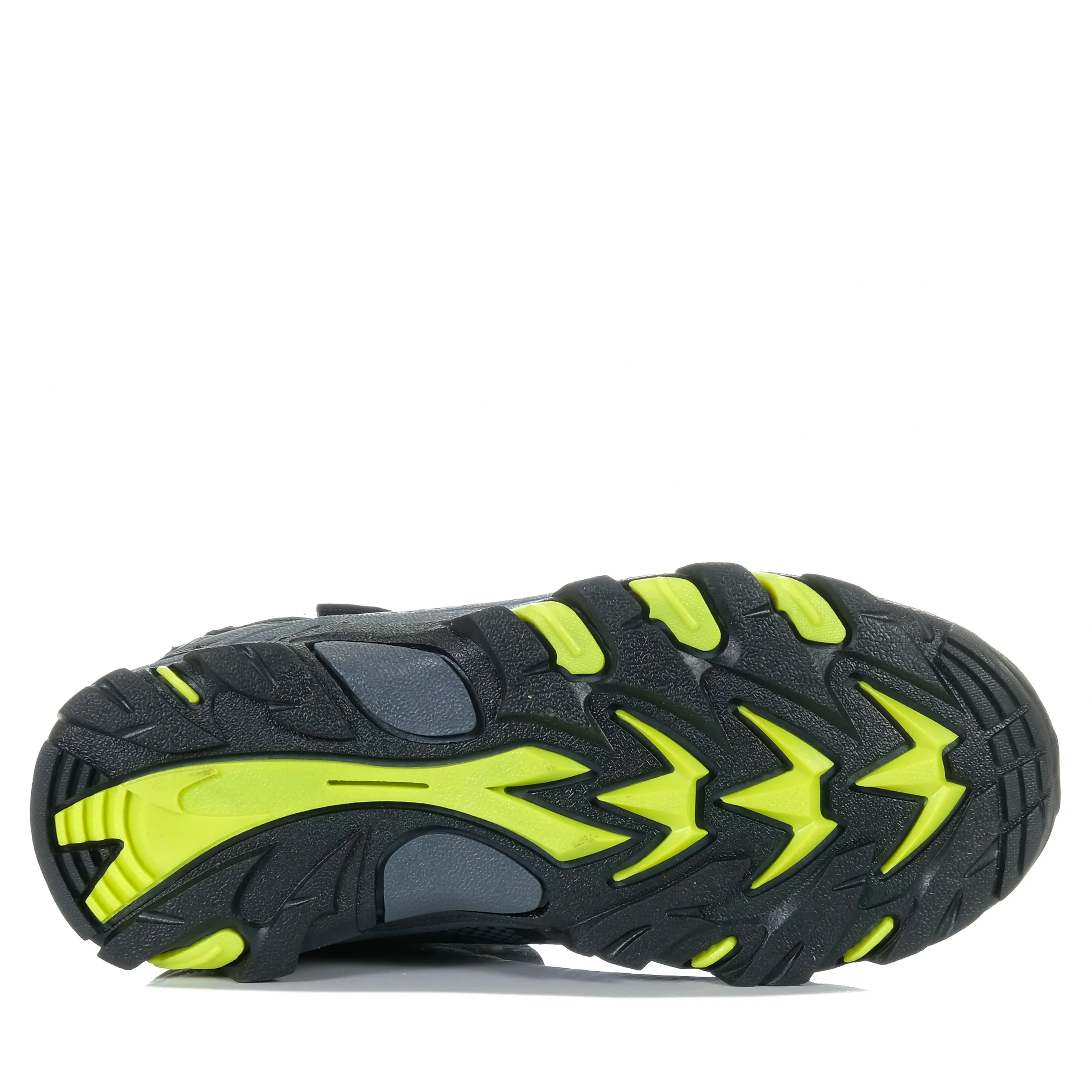 Hi-Tec Blackout Mid Waterproof Junior Black/Lime