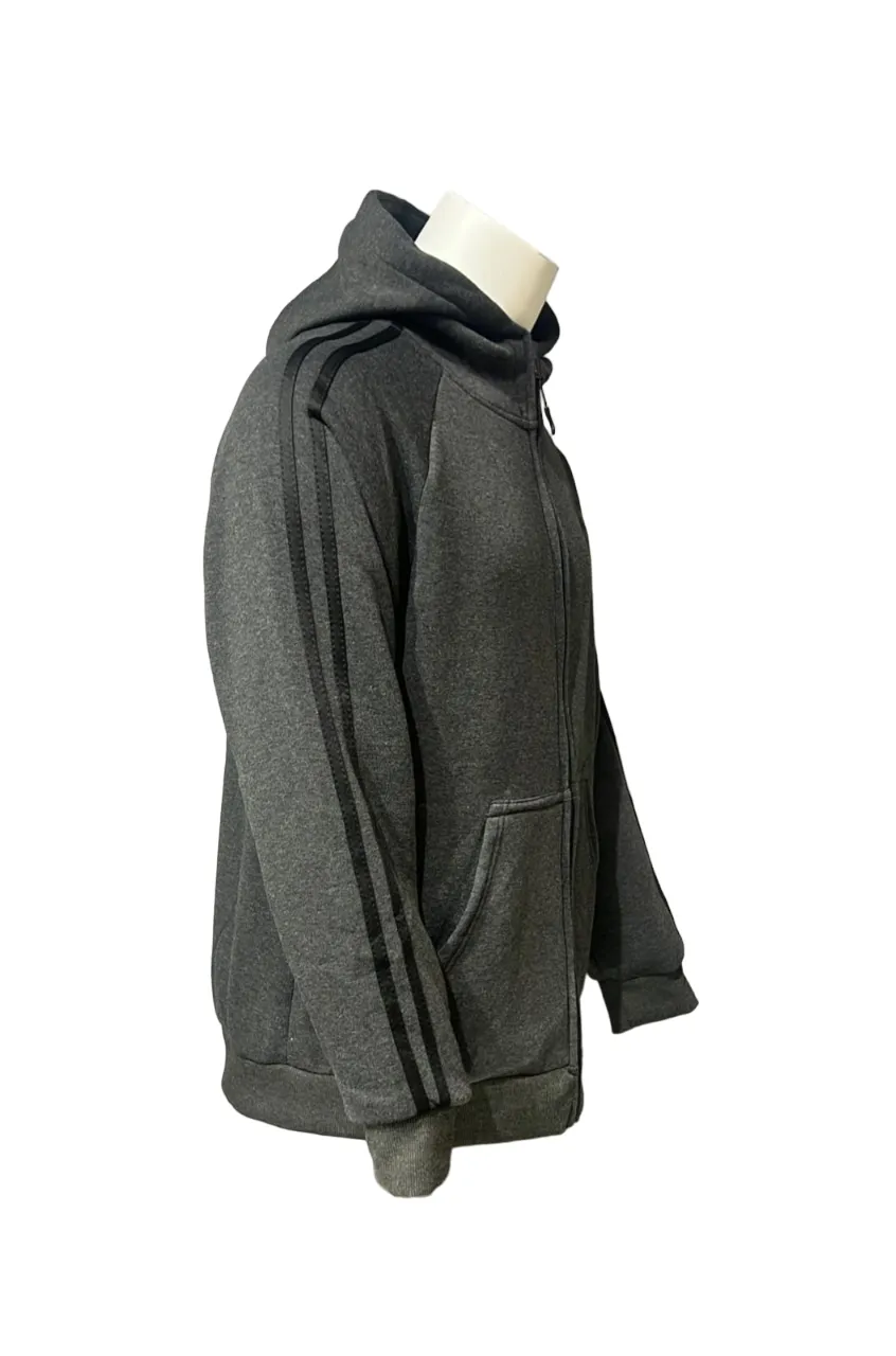 HL Fleece Men's Zip Up Hoodie MH-295 - Gray