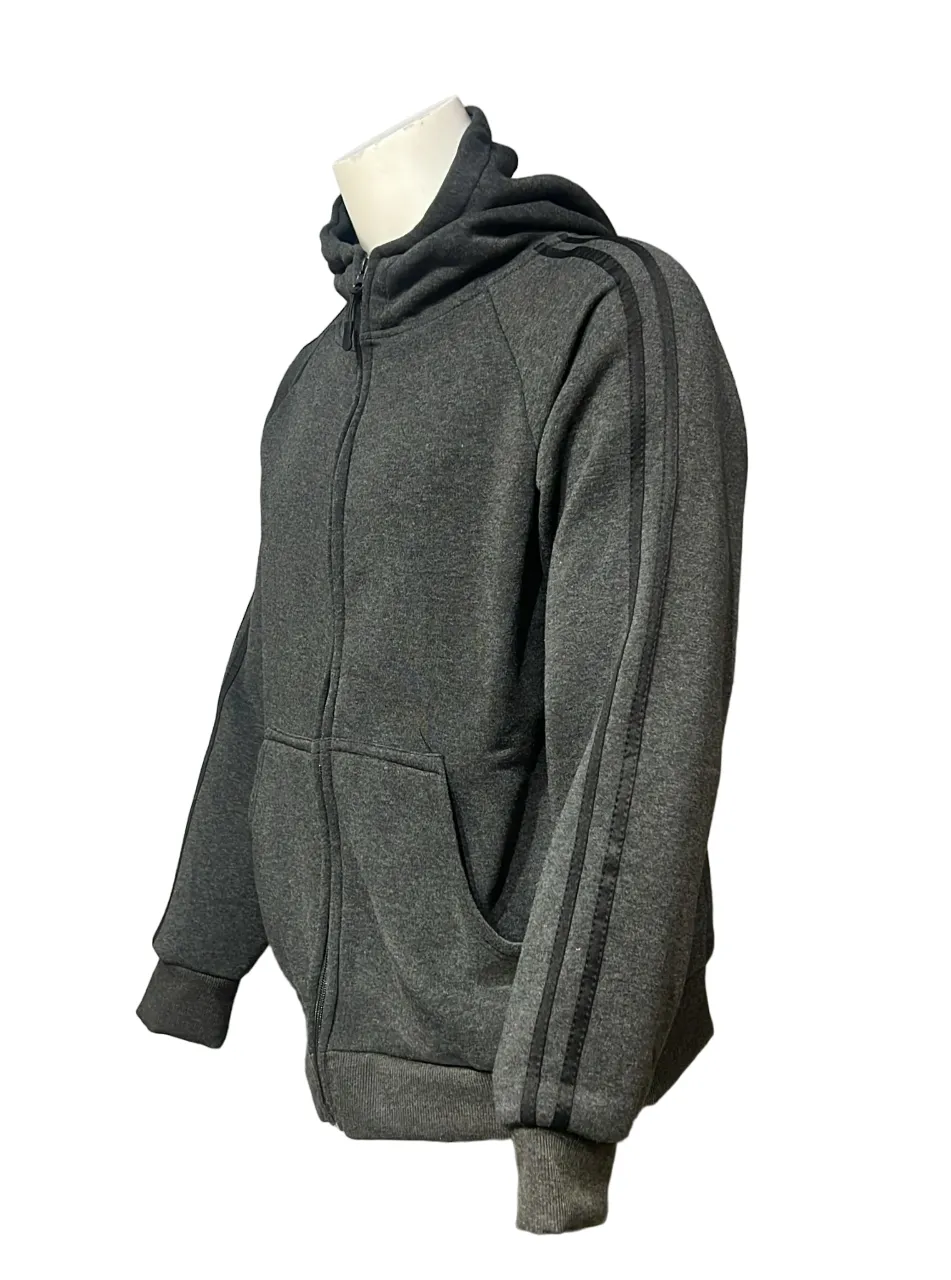 HL Fleece Men's Zip Up Hoodie MH-295 - Gray