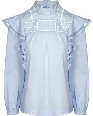 Ice Blue Leanne Blouse