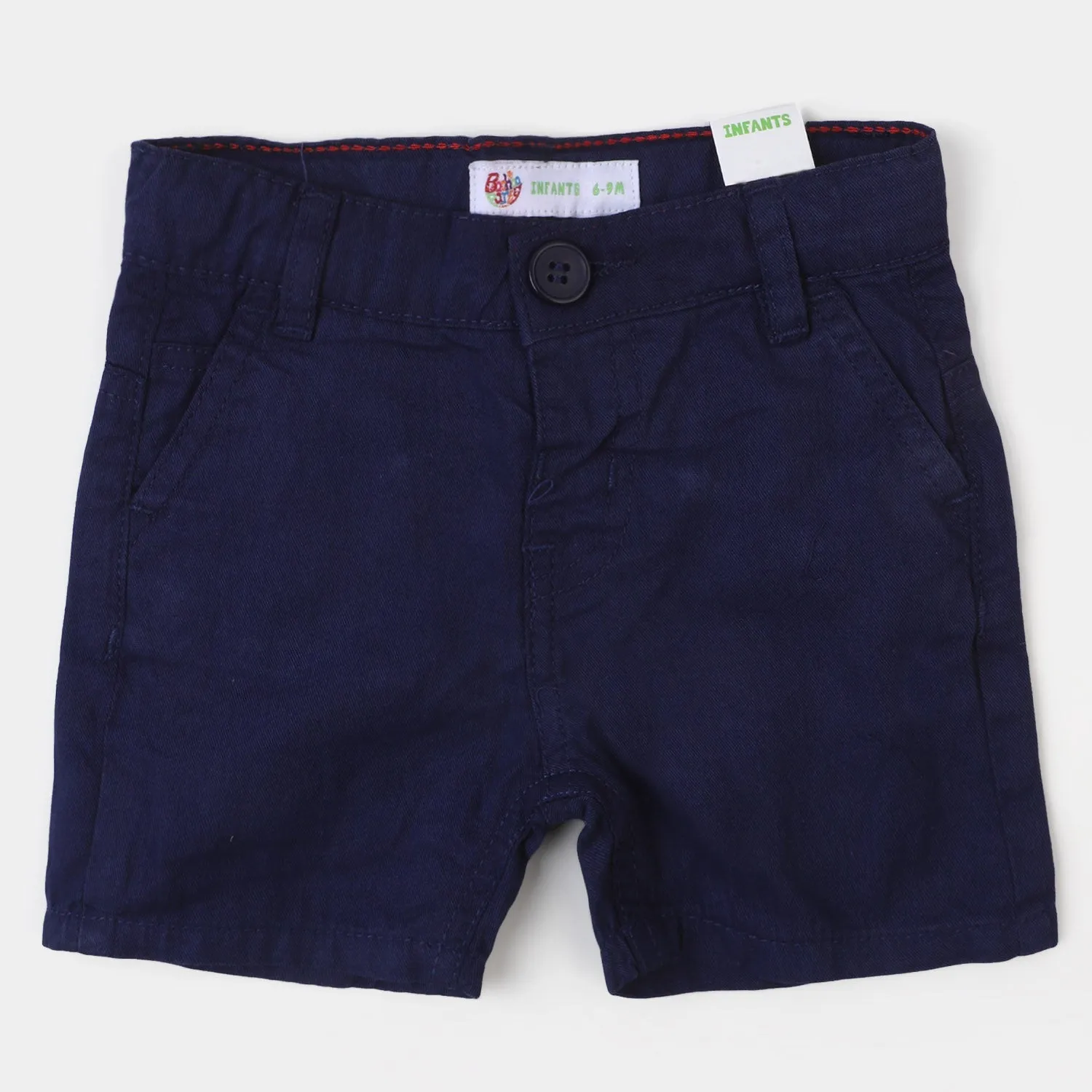 Infant Boys Short Cotton Basic | Navy Blue