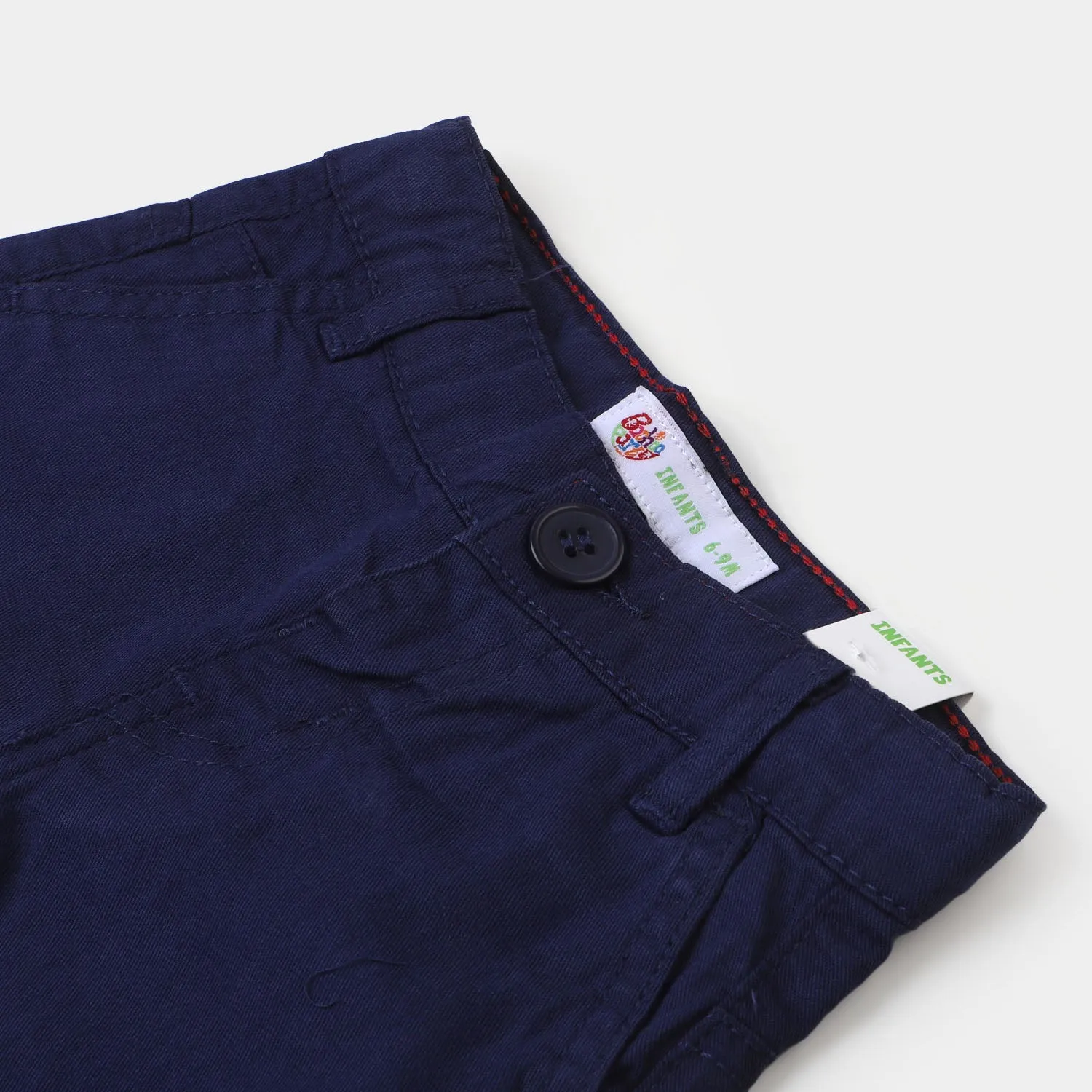 Infant Boys Short Cotton Basic | Navy Blue