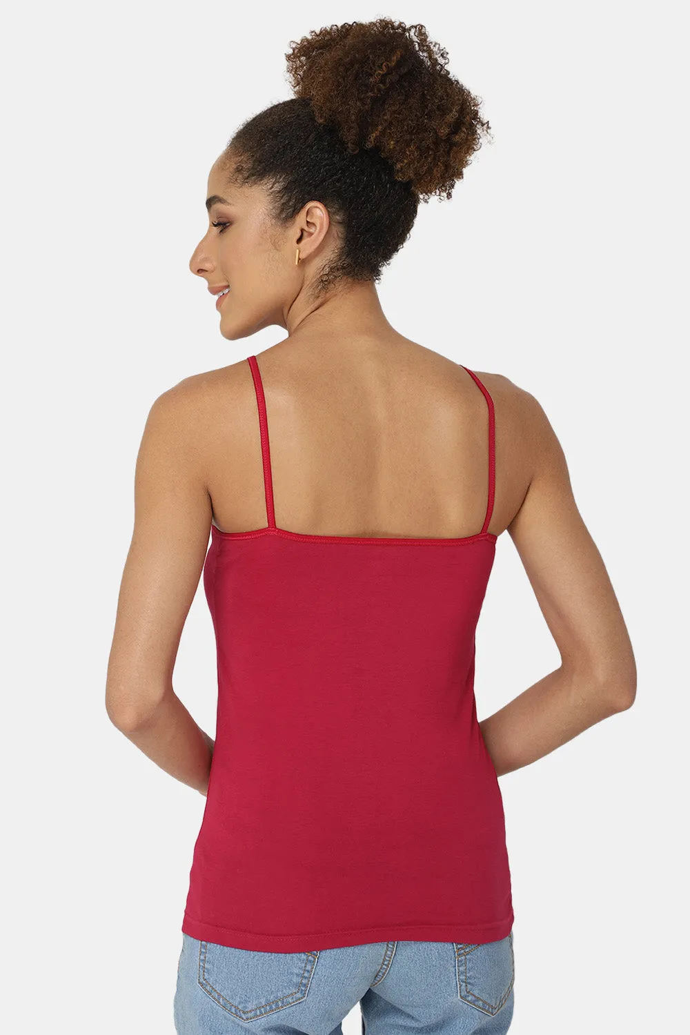 Intimacy Full Coverage Cotton Slip Camisole – IN08 | Non-Padded & Wire-Free Comfort Design