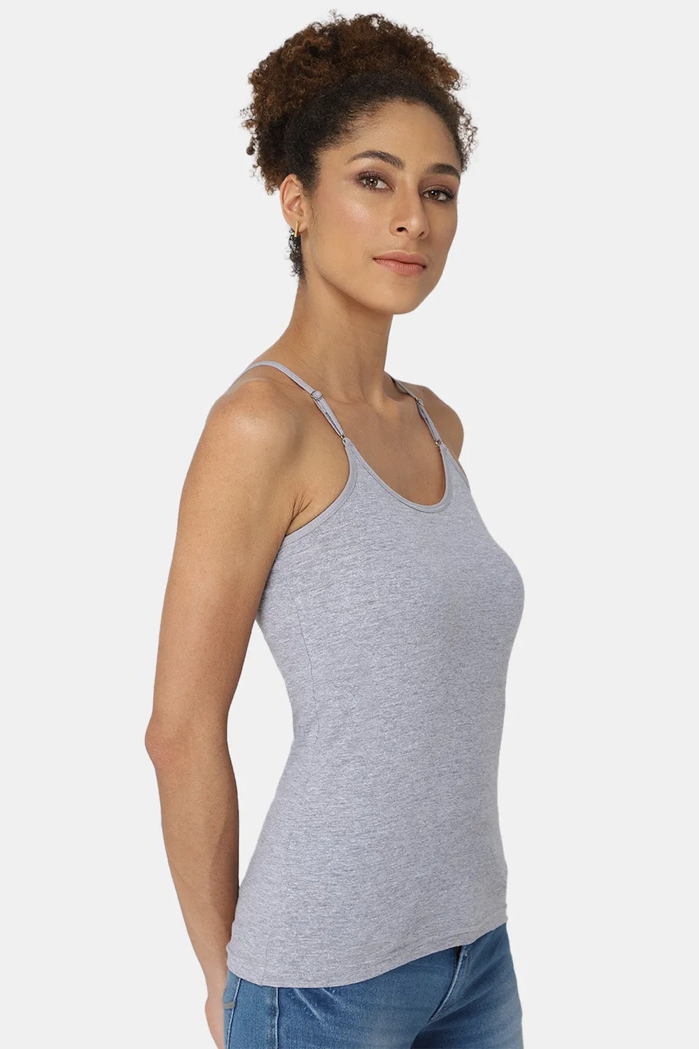 Intimacy Full Coverage Cotton Slip Camisole – IN08 | Non-Padded & Wire-Free Comfort Design