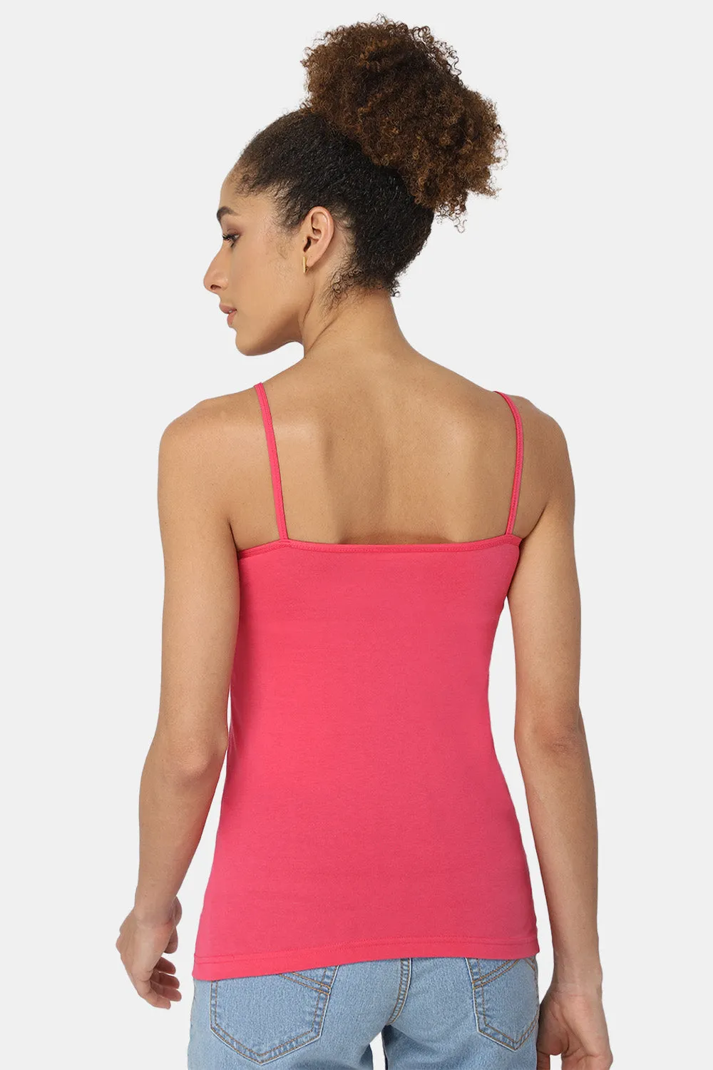 Intimacy Full Coverage Cotton Slip Camisole – IN08 | Non-Padded & Wire-Free Comfort Design