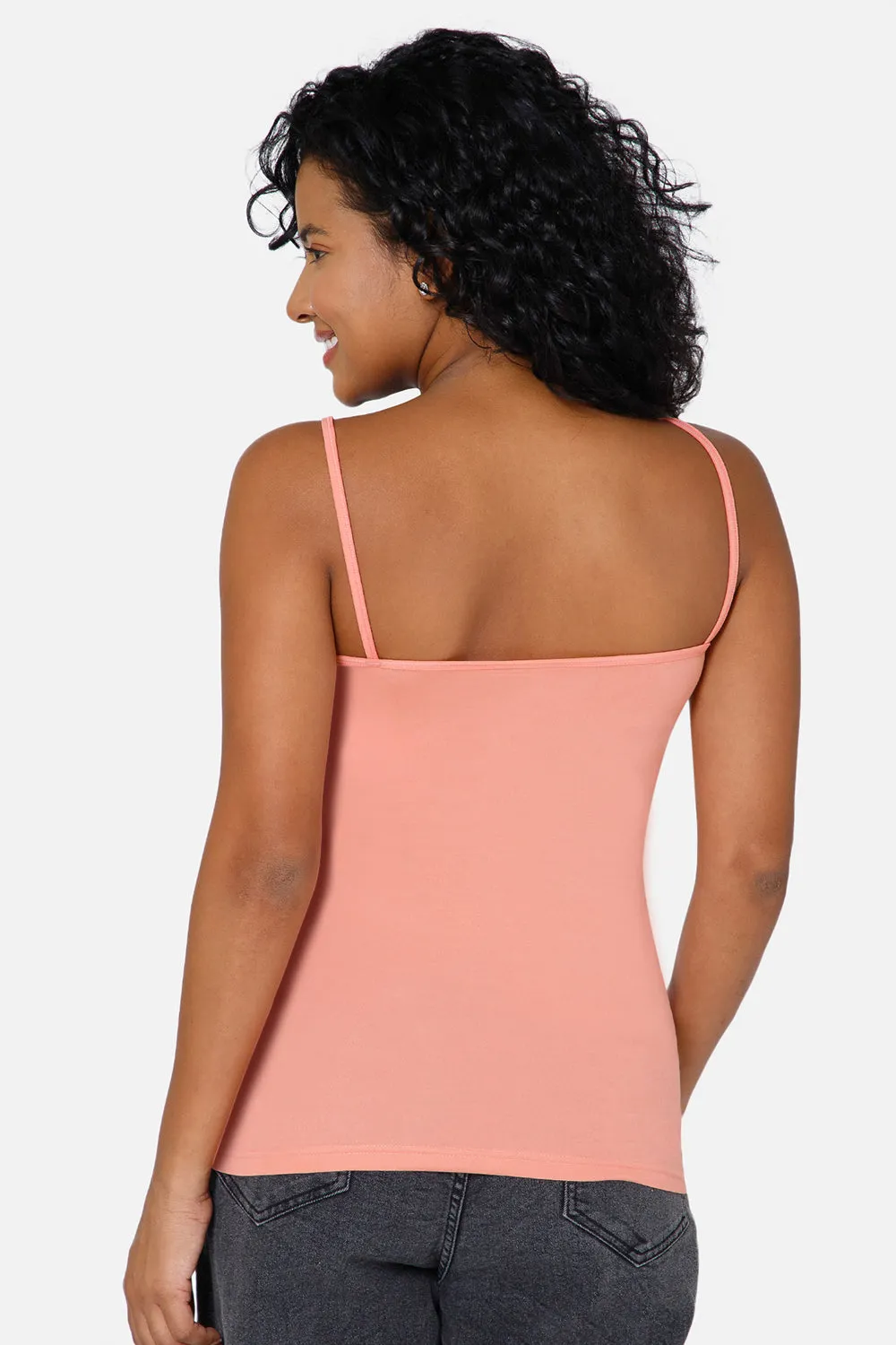 Intimacy Full Coverage Cotton Slip Camisole – IN08 | Non-Padded & Wire-Free Comfort Design