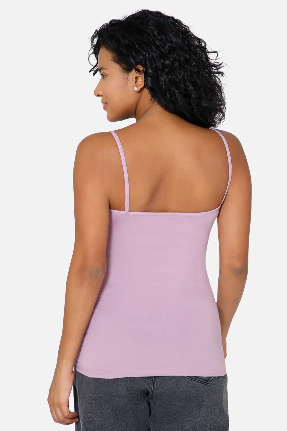 Intimacy Full Coverage Cotton Slip Camisole – IN08 | Non-Padded & Wire-Free Comfort Design