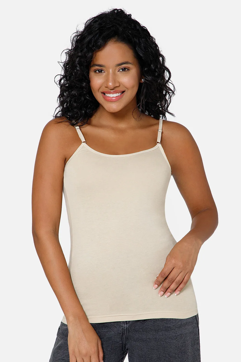 Intimacy Full Coverage Cotton Slip Camisole – IN08 | Non-Padded & Wire-Free Comfort Design