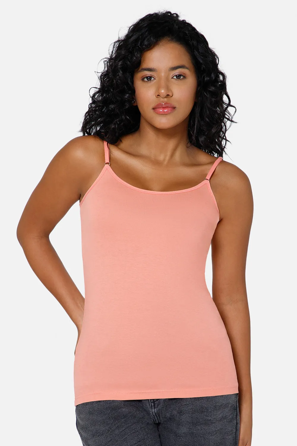 Intimacy Full Coverage Cotton Slip Camisole – IN08 | Non-Padded & Wire-Free Comfort Design