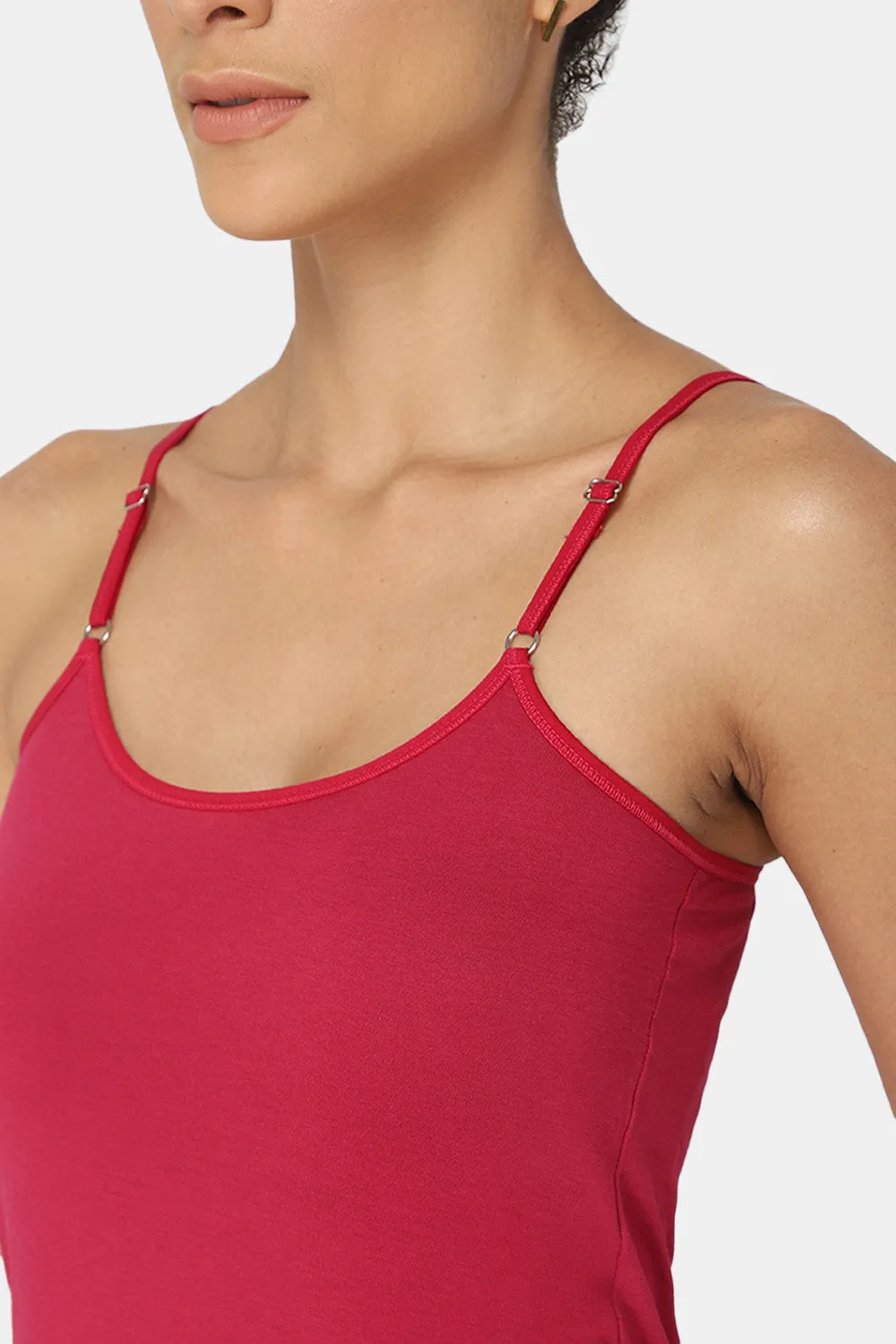 Intimacy Full Coverage Cotton Slip Camisole – IN08 | Non-Padded & Wire-Free Comfort Design