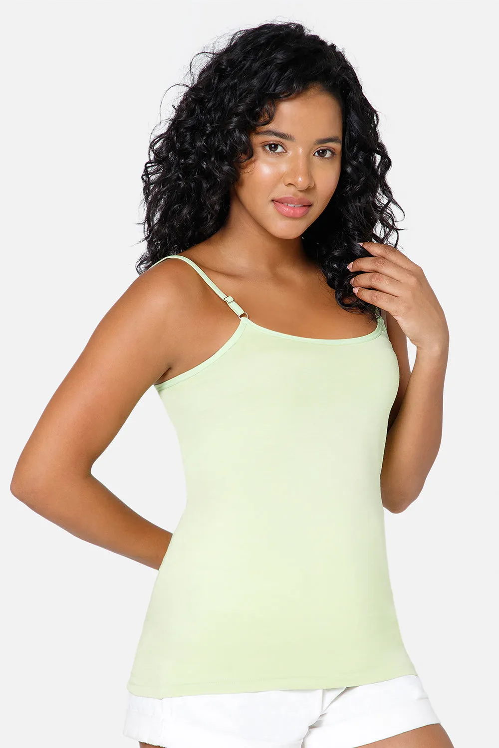 Intimacy Full Coverage Cotton Slip Camisole – IN08 | Non-Padded & Wire-Free Comfort Design