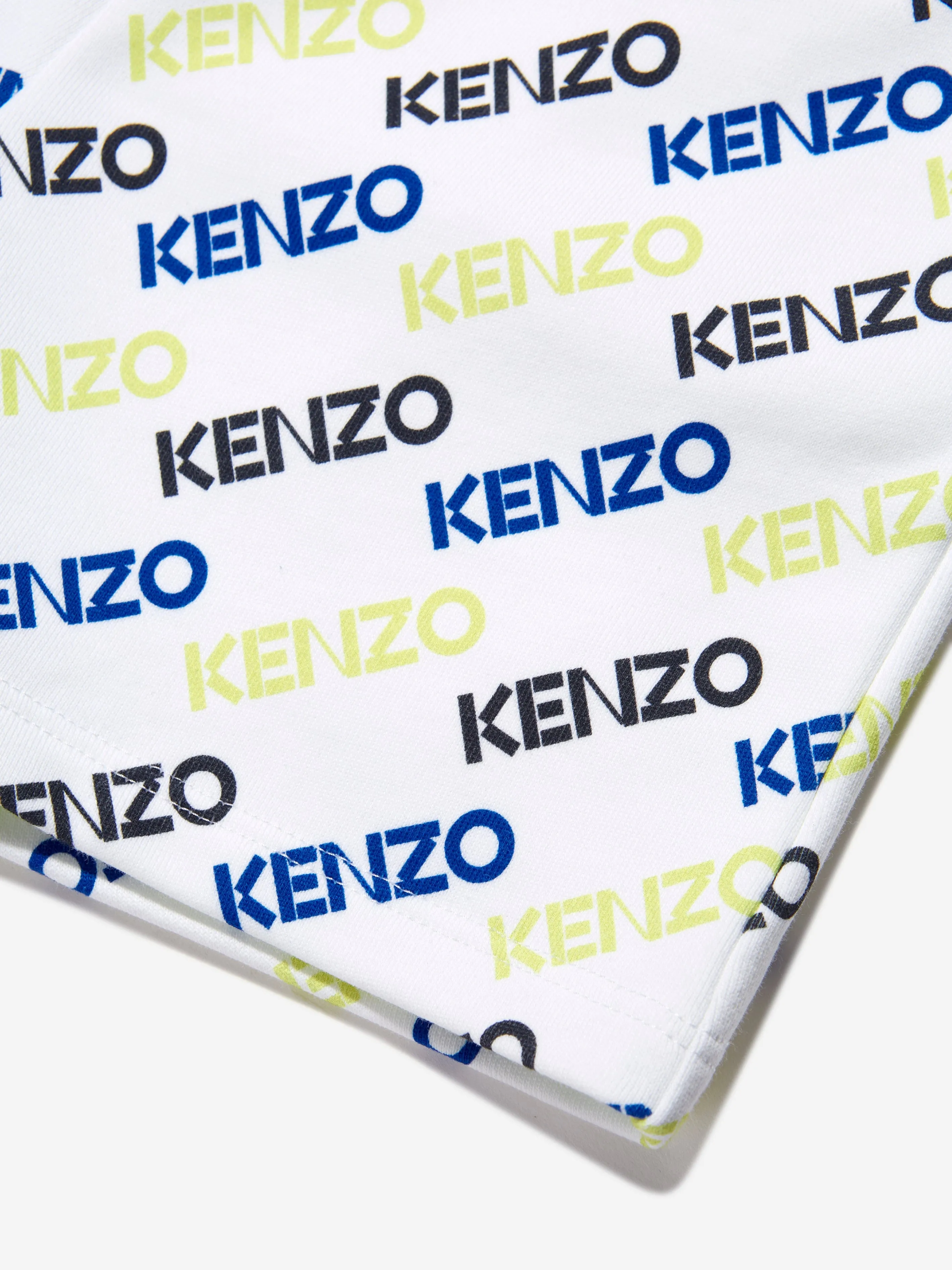 KENZO Baby Boys Logo Bermuda Shorts in White