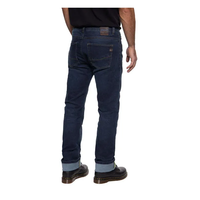 King Kerosin Kustombuilt Motor Gear Jeans Dark Blue Wash