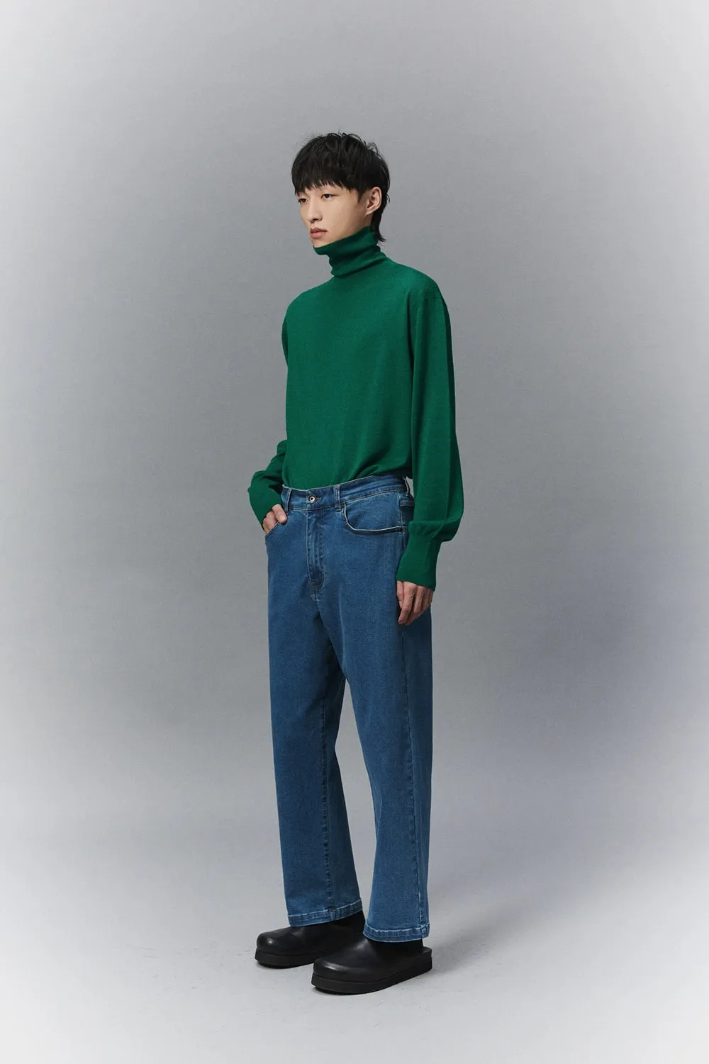 Lightweight Knit Turtleneck Base Layer