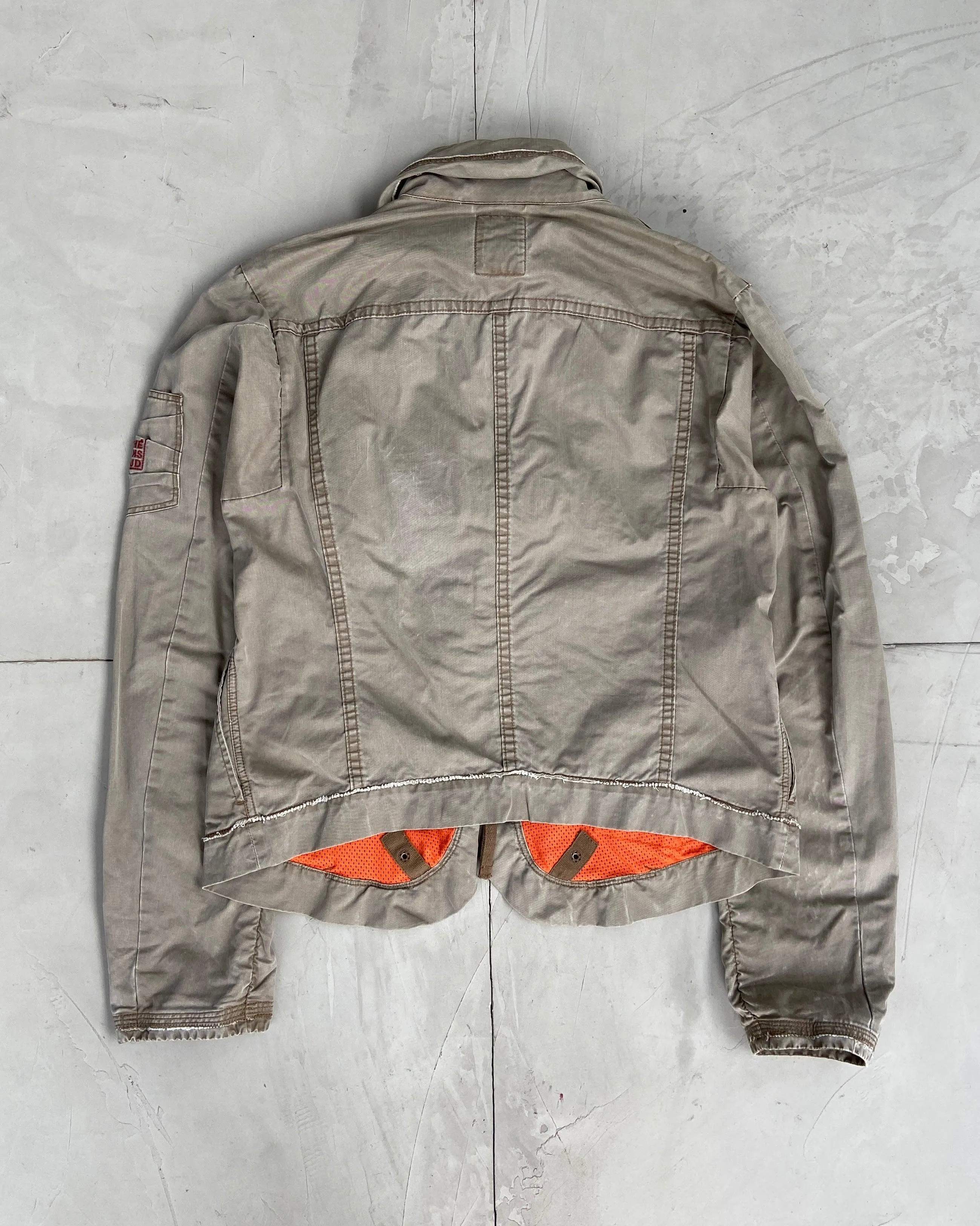 MARITHE   FRANCOIS GIRBAUD HIDDEN POCKET CARGO JACKET - M