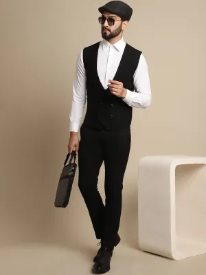 Men's Double Breast Waist Coat - Even Apparels