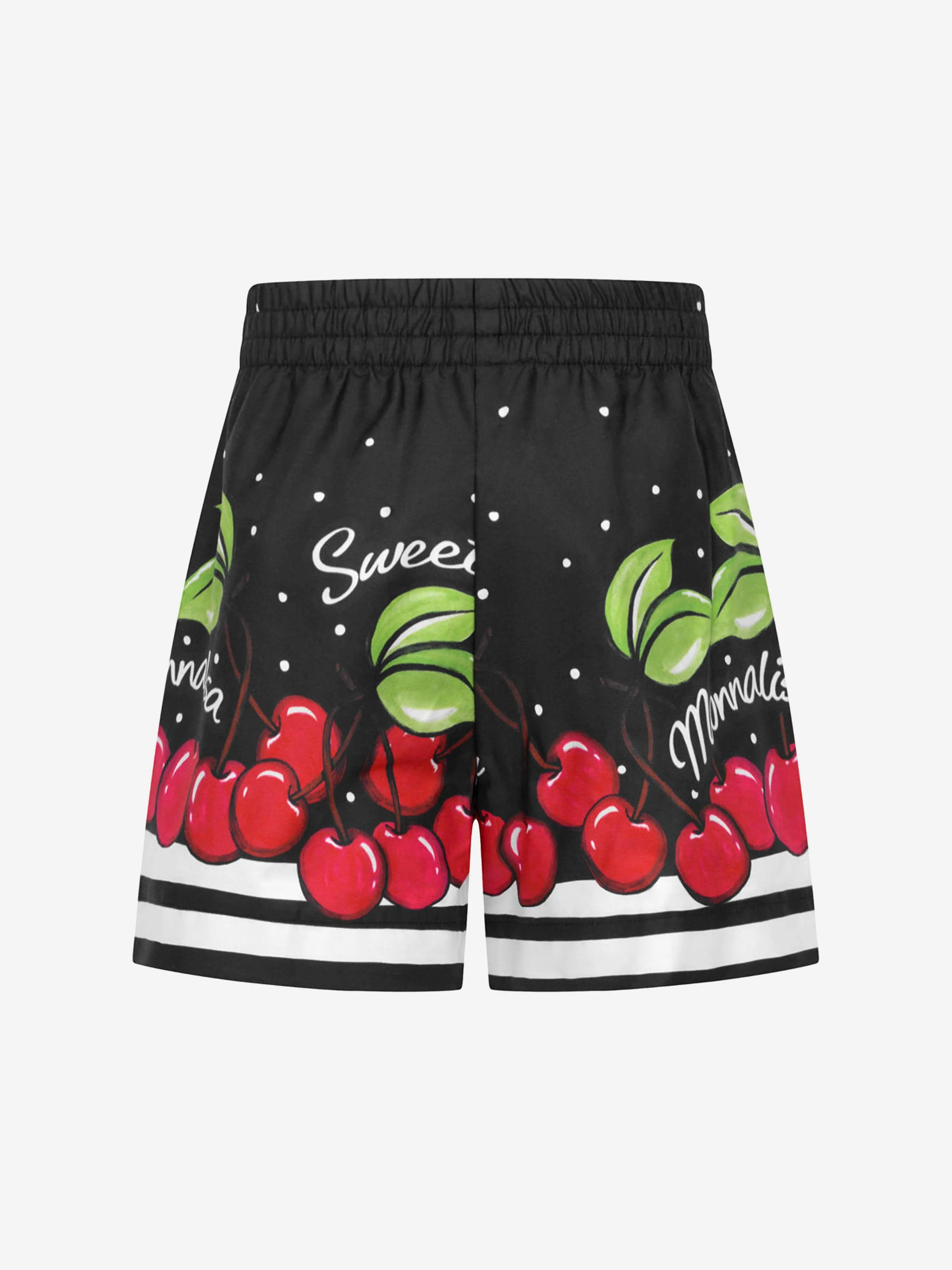 Monnalisa Girls Shorts - Cotton Cherry Shorts