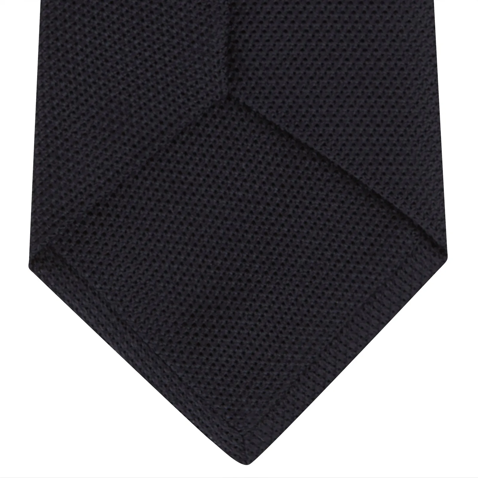 Navy Grenadine Silk Tie