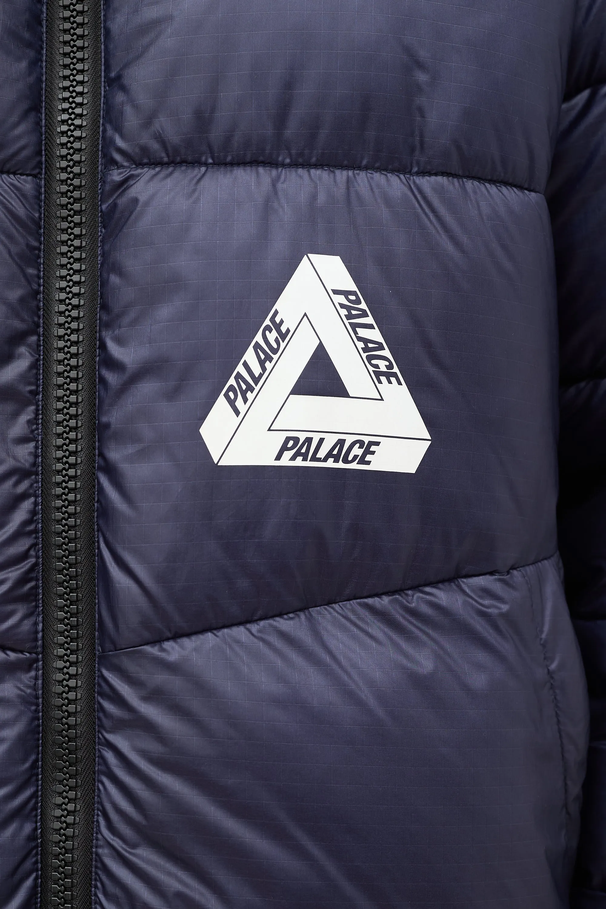 Navy Nylon Pertex Fuse Puffa Puffer Jacket