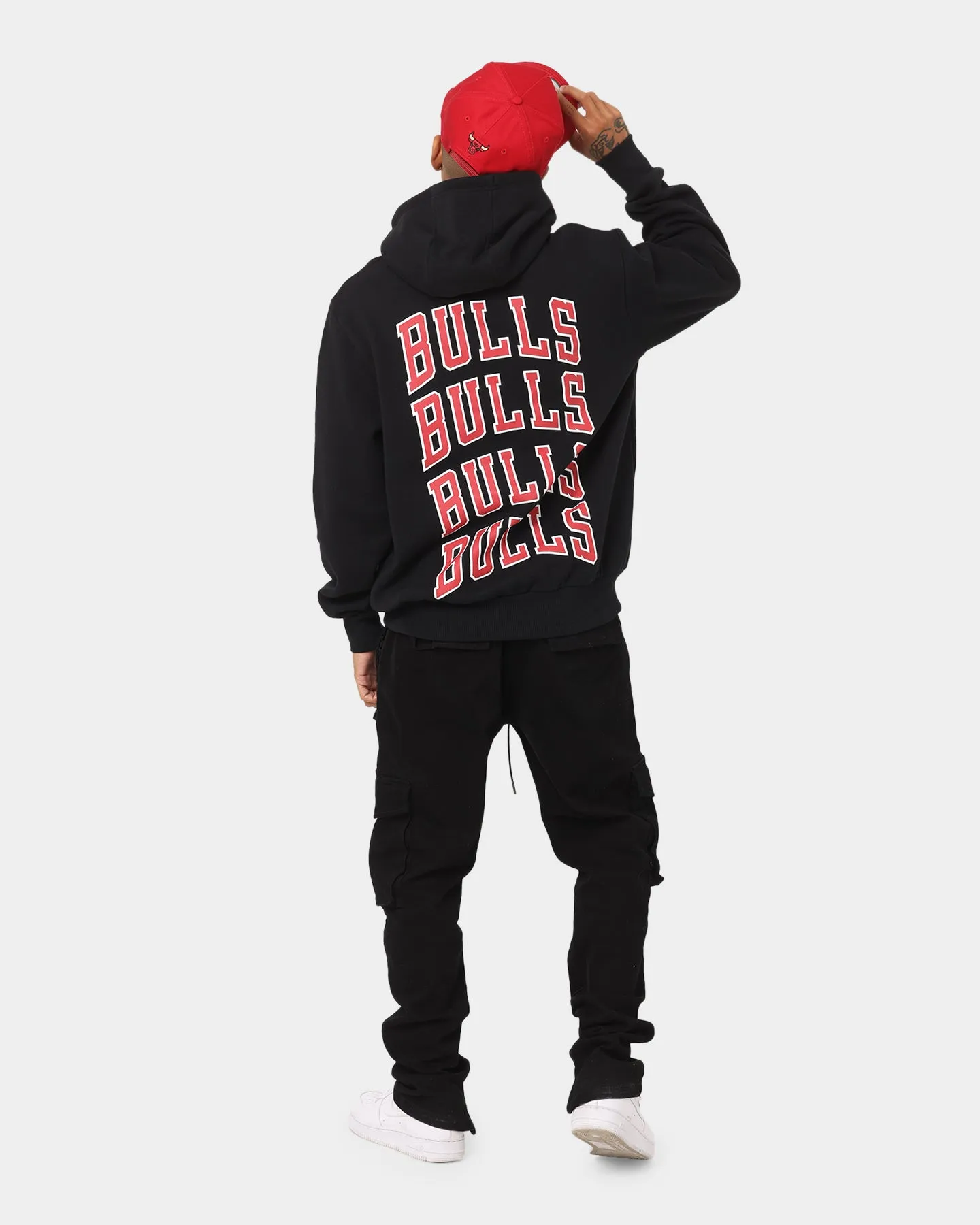 New Era Chicago Bulls Black Repeat Hoodie Black