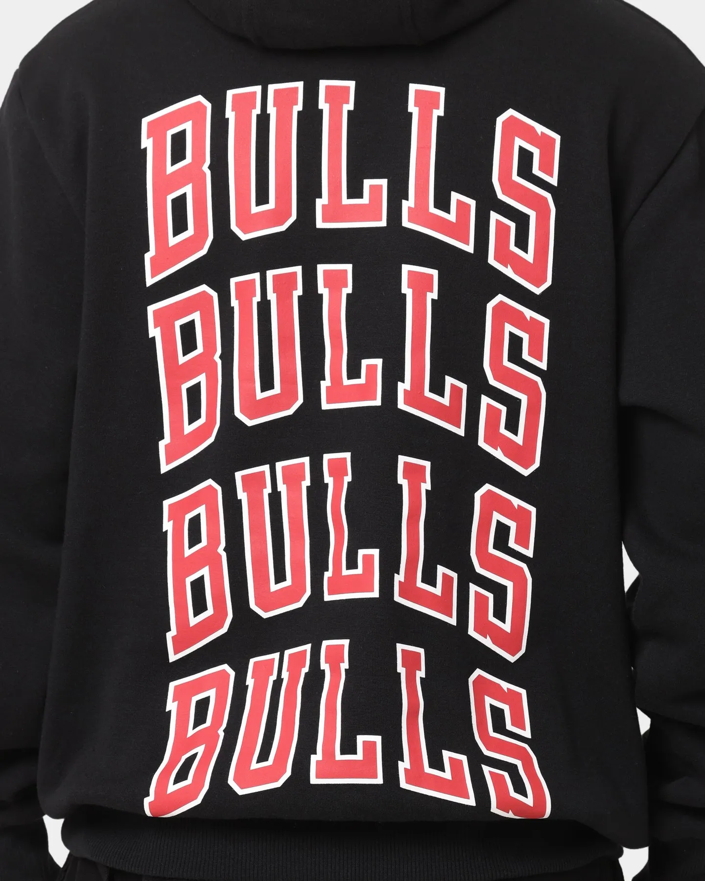 New Era Chicago Bulls Black Repeat Hoodie Black