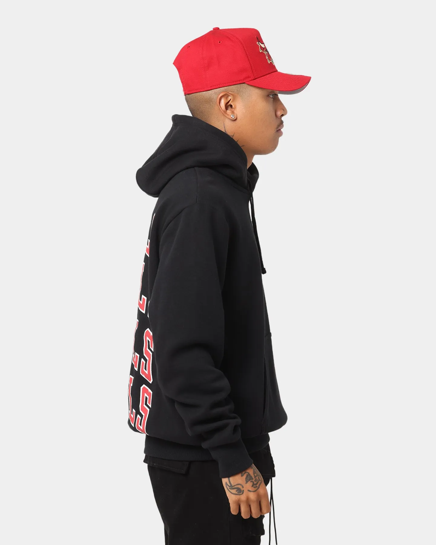 New Era Chicago Bulls Black Repeat Hoodie Black