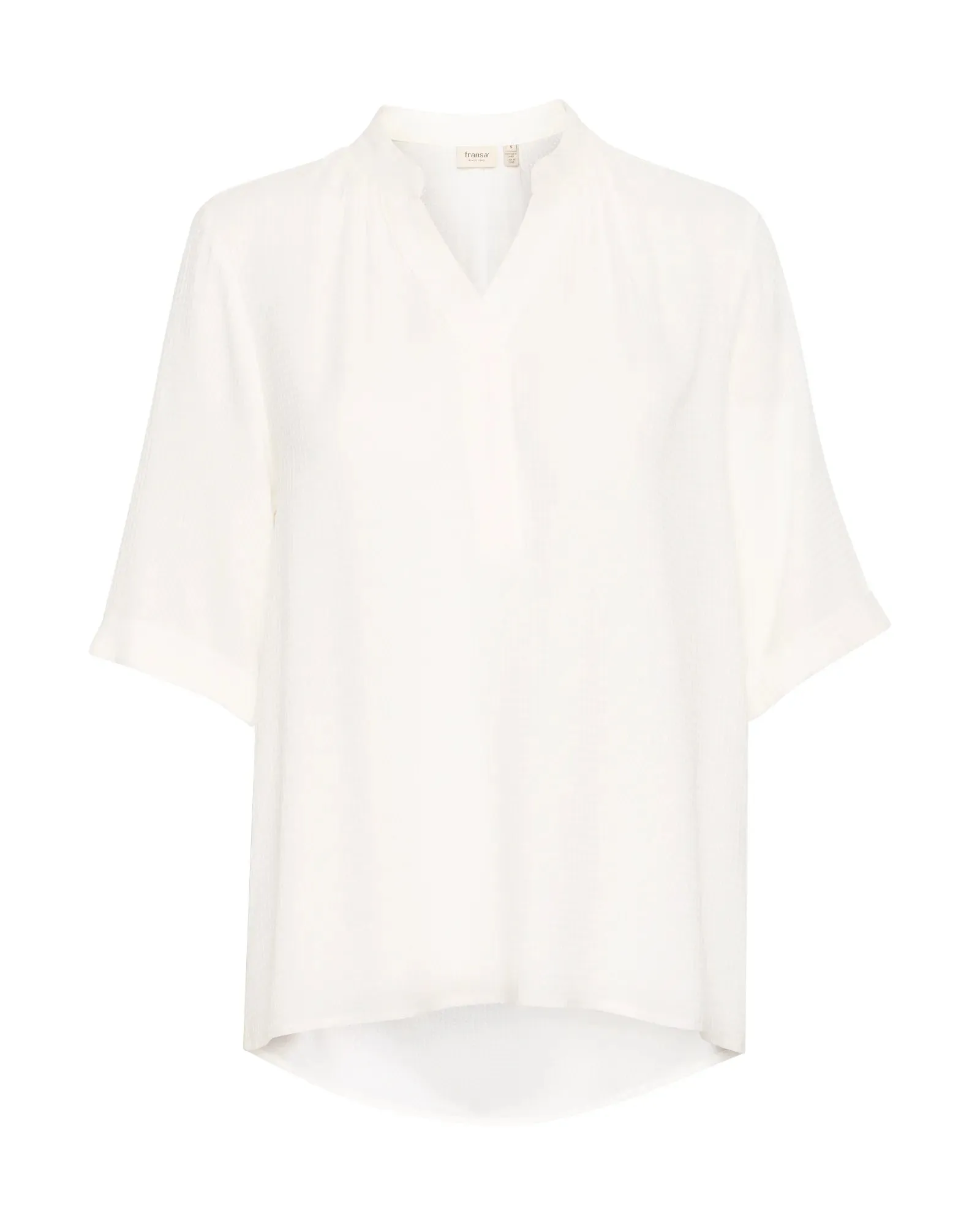 Oline 1/2 Sleeve Blouse - Blanc de Blanc